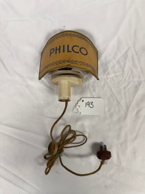 Philco Electric advertising wall lamp
