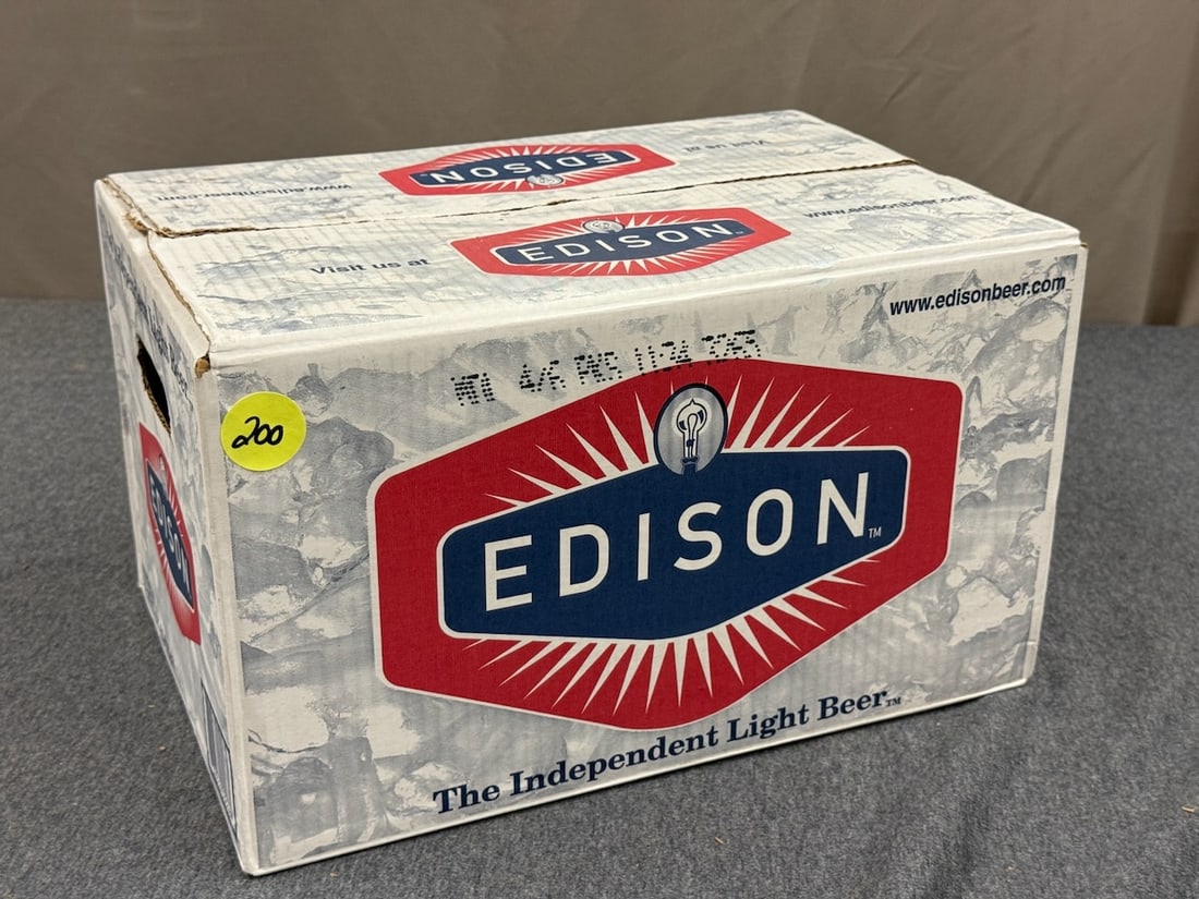 Case of Edison Beer: 24 bottles in original box