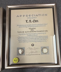 3 Presentation Framed Awards