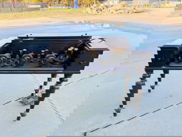 Atwater Kent Breadboard Model 10B Style No. 4550 House in Mahogany Spinet Piano Style Flip Top Desk