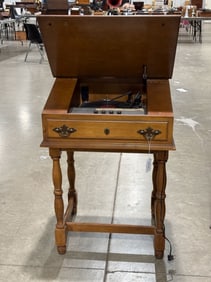 V M Table Topper Phonograph with Table