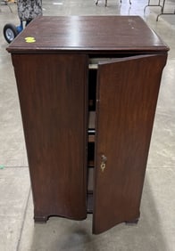 Pooley Two Door Disc Record Cabinet