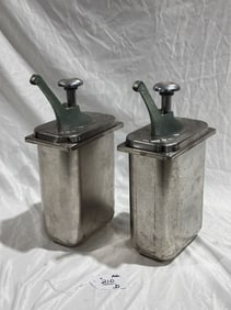 (2) Fountain Pump Syrup Dispensers