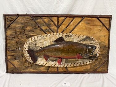 A Great Folk Art Mounting of Fish