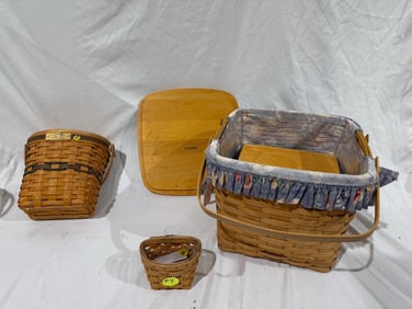 3 Longaberger Baskets