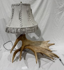 Moose Horn Lamp