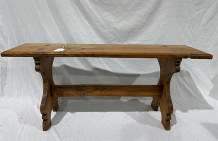 Antique wooden bench