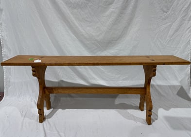 Antique wooden bench