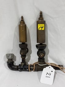 Double Brass Steam Whistle