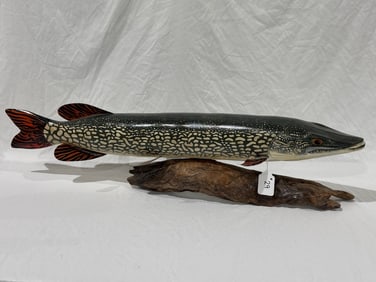 A Wonderful Contemporary Carved Fish