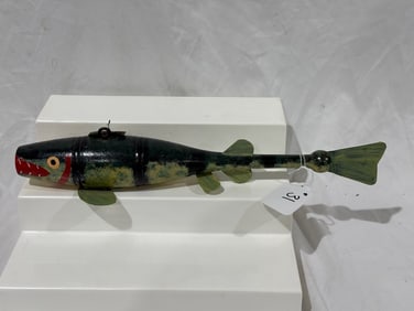 Rare Kenney Hill Juggling Pin Fish Decoy