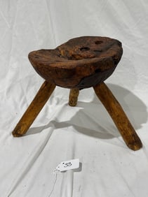 Primitive three-leg stool