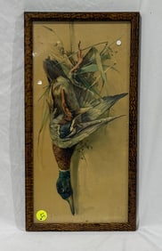 Embossed Print of Duck