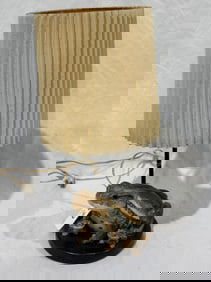 Table Lamp with Toads