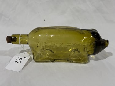Antique Figural Bitters Bottle