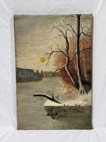 Antique Painting on canvas