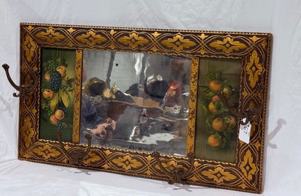 Triptych Wall Hat & Coat Rack