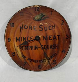 A Very Rare Advertising Pumpkin Clock