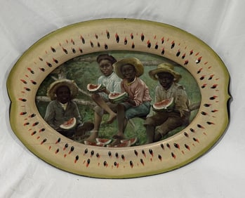 Excellent Black Memorabilia Print and frame