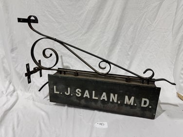 A great Doctors Sign with hanging bracket