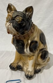 An Excellent Chalkware Bulldog