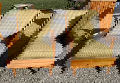 Habitant Style Arm Chairs