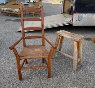 Habitant Style Ladder back chair