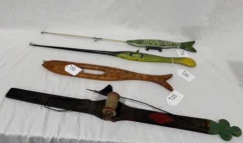 Group of Fishing items