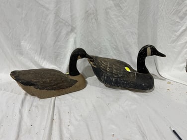 A Pair of Antique Goose Decoys