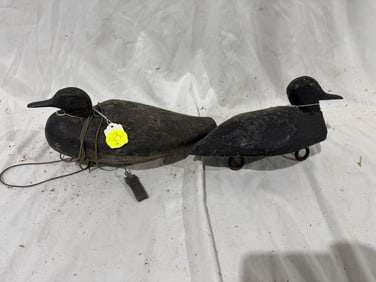 2 Antique Carved Decoys