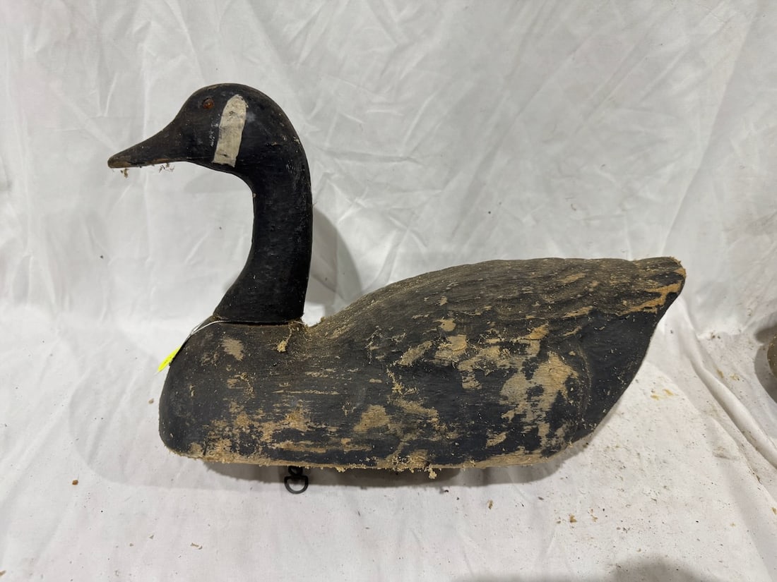 Antique Carved Goose Decoy: 18" x 11"; Marked "RIP"; attributed to Rick Carpenter