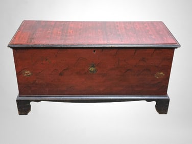 Rare and Excellent Soap Hollow Blanket Chest