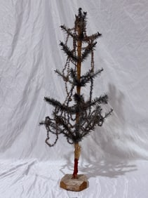 Antique Christmas Feather Tree