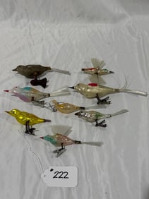 Clip on Bird Christmas Ornaments