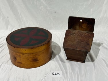 2 Wooden Ware Pieces