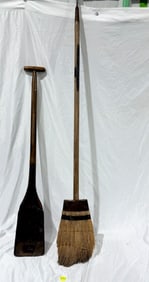 Primitive Shovel & Broom