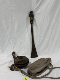 Antique Pulleys & Tool