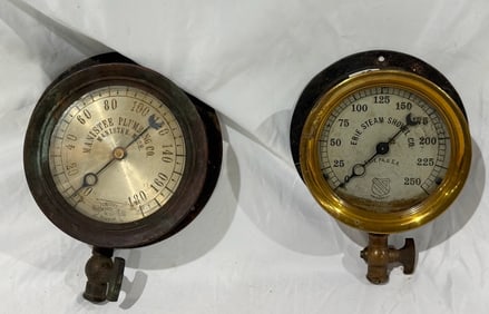 2 Steam Gauges