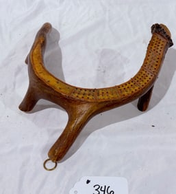 Antique Antler Cribbage Board