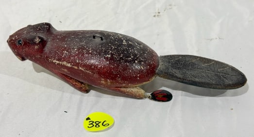 A Rare Beaver Carving