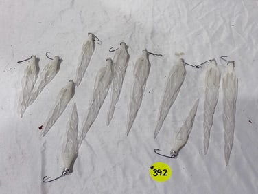 Group of Christmas Blowing Glass Icicles