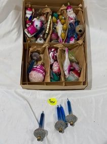 Good Group of Figural Christmas Bulbs