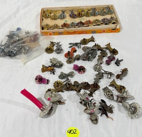 Group of Christmas Clip on Candle Holders