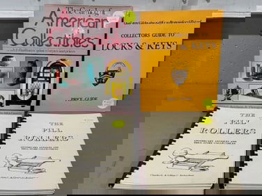 4 Antique Reference Books