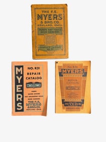 (3) F.E. Myers Pumps And Hay Tools Dealer Catalogs