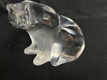 Lalique French Crystal Polar Bear