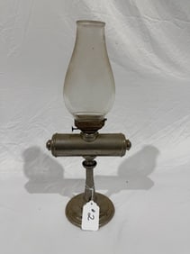 Antique Horizontal Font Oil Lamp