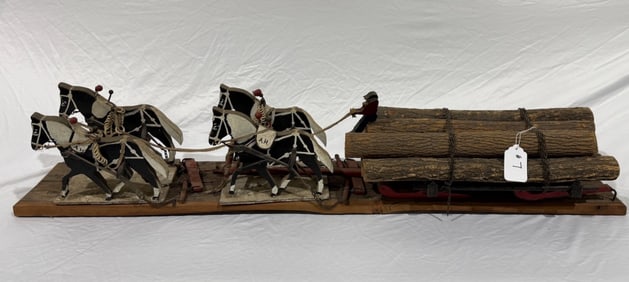 Large Logging Horse Drawn Rig