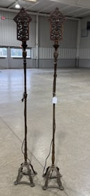 Pair of 1920's Floor Lamps