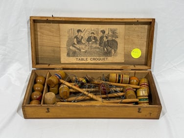 Table Croquet Game